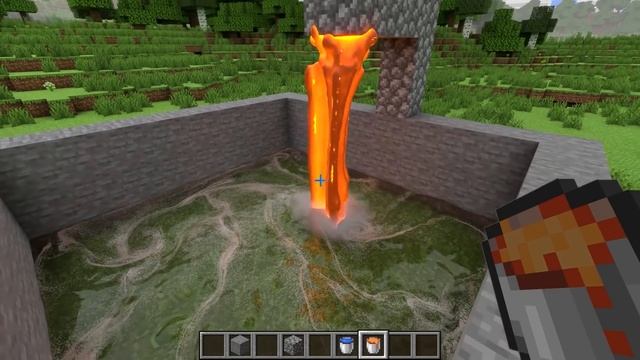 realistic lava vs water in minecraft смотреть онлайн