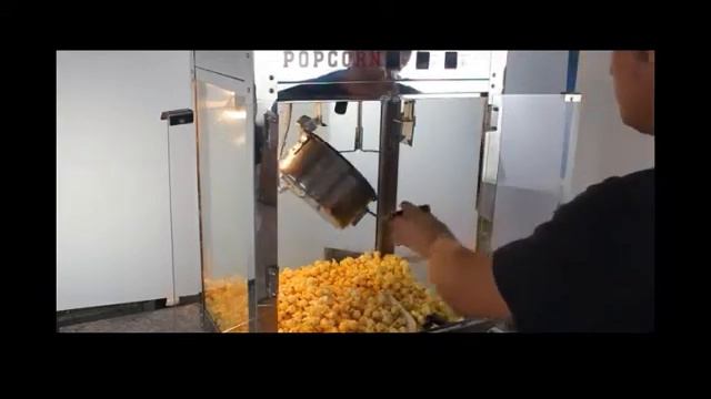 Caramel Packaging Sweet 8oz Commercial Popcorn Machine смотреть онлайн