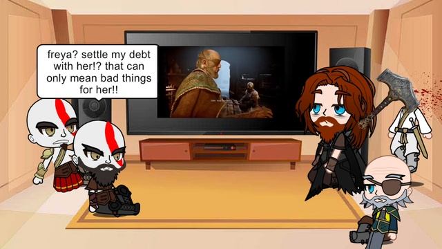 God Of War Reacts To Kratos 3/? (Thor Vs Kratos)