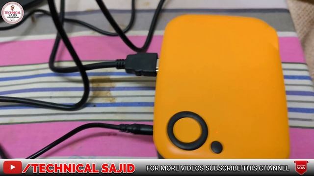 A2000 Portable Mini Projector For Home Theater | Unboxing / Setup | TECHNICAL SAJID смотреть онлайн