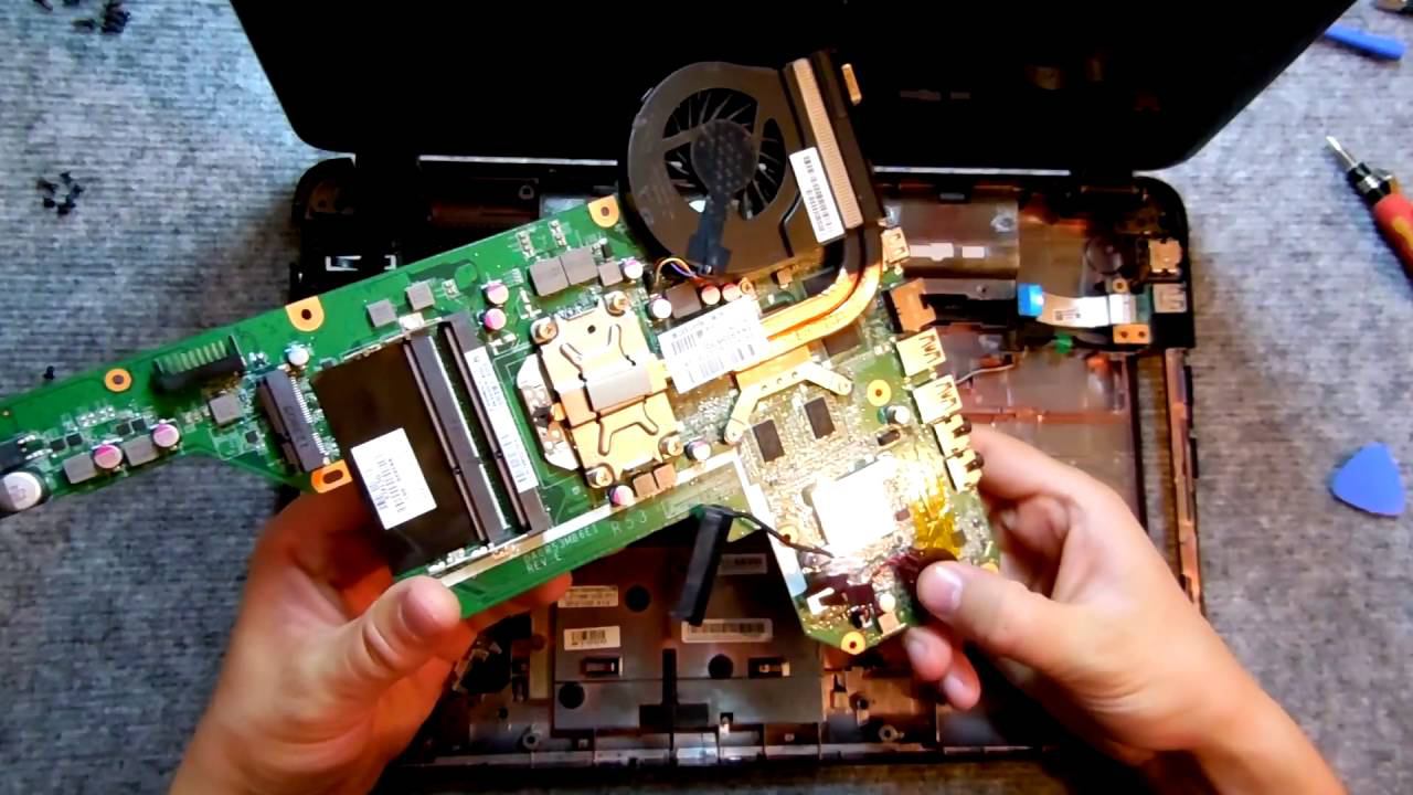 Замена процессора в ноутбуке HP G6, с AMD A6 на A10 смотреть онлайн