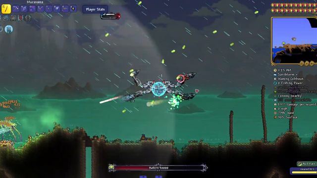 Terraria Calamity Mod | Ares' Exoskeleton Vs Nuclear Monsoon
