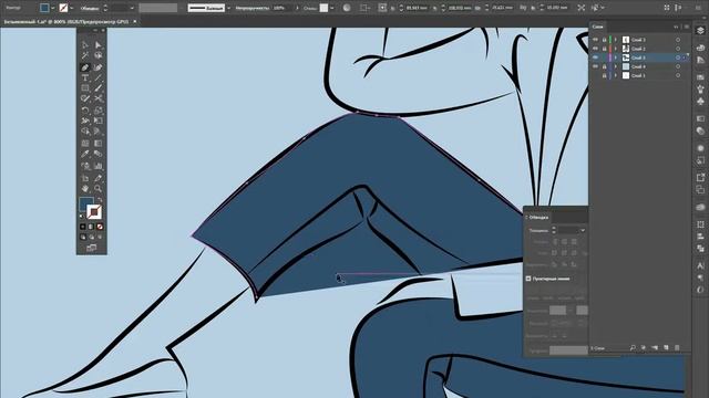 создание иллюстраций Adobe Illustrator (+эскиз в Photoshop)