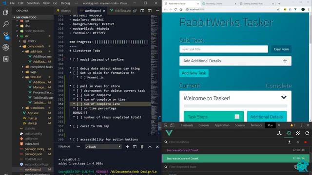 Live Coding |[ Vue.js ]| Tasker App Ep. 19 смотреть онлайн