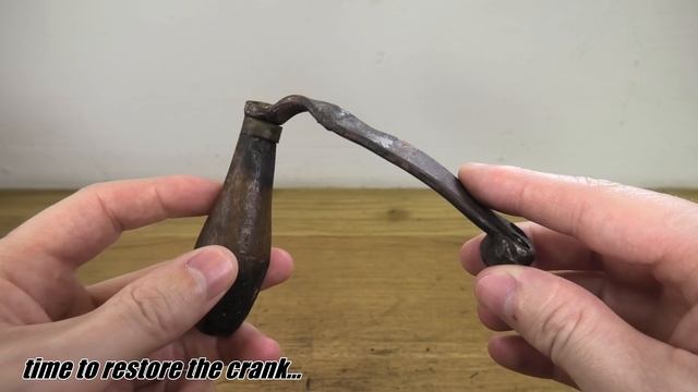 Старинный перфоратор с ручным коленчатым валом - реставрация смотреть онлайн