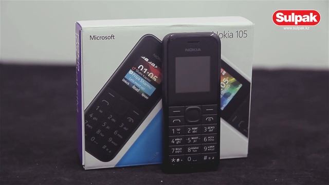 Мобильный телефон Nokia 105 Распаковка (www.sulpak.kz) смотреть онлайн