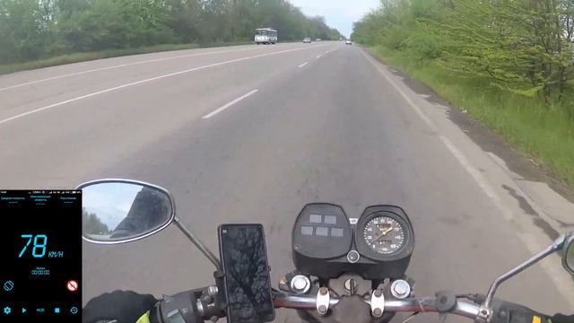 ИЖ юпитер 5 максимальная скорость по GPS