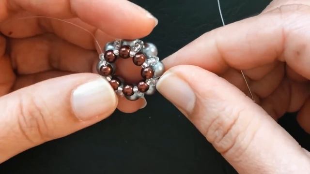 Pretty beaded Ring Tutorial ? смотреть онлайн