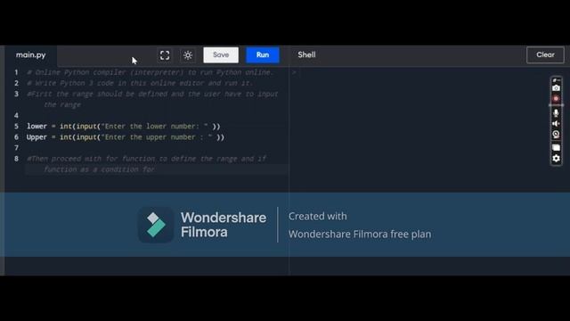 Python - Write a program to list prime numbers with the given range смотреть онлайн