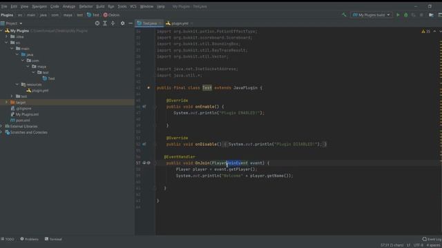 Making a welcoming event in spigot смотреть онлайн