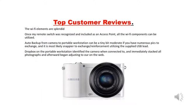 Samsung NX1000 Digital Compact System Camera White смотреть онлайн