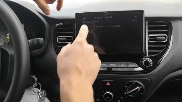 Solaris 2020 Вход в инженерное ( engineer mode) меню головного устройства.