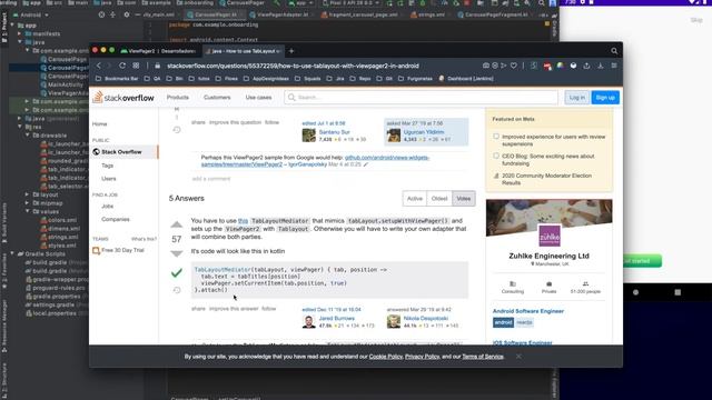 (Android) Onboarding in Kotlin (Speed Code), Code in description. смотреть онлайн