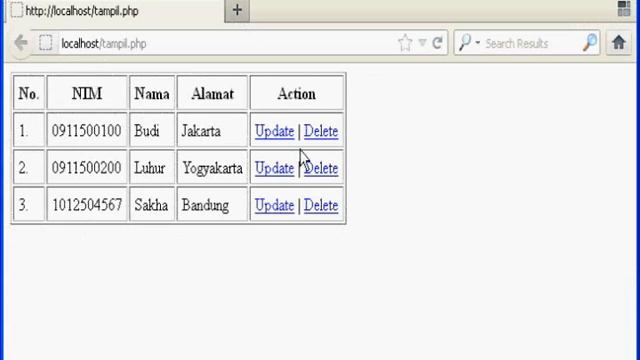 PHP MySQL CRUD - Update смотреть онлайн