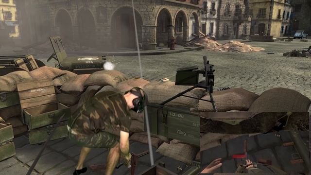 Front Defense VR Mixed Reality HTC Vive Gameplay - WW2 Shooter with Call Of Duty feeling! смотреть онлайн