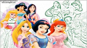Disney Princesses 👑💖 Coloring Pages #10🎨🌷 Aurora🌷 Ariel👑 Принцессы Диснея Раскраска💖 Ариель #10💖