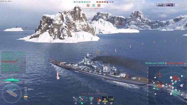 Unleashing Destruction: Battleship POMMERN's Gameplay World of Warships #wows #worldofwarships смотреть онлайн