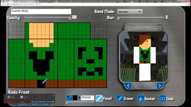 Как самому нарисовать свой скин для minecraft смотреть онлайн