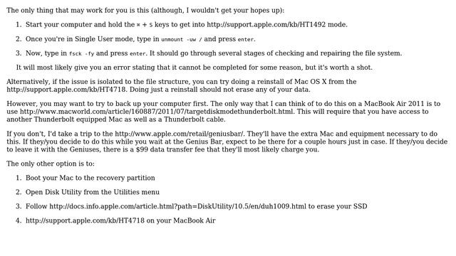 Apple: Lion won't start after EFI update (4 Solutions!!) смотреть онлайн