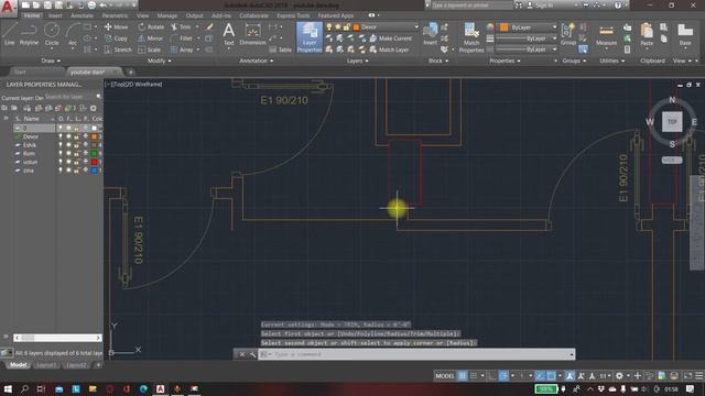 AUTOCAD 7-DARS / 1-QAVAT CHİZİMİ VA DUKON O'RNİ CHİZİSH UZBEK TİLDA #AUTOCAD смотреть онлайн