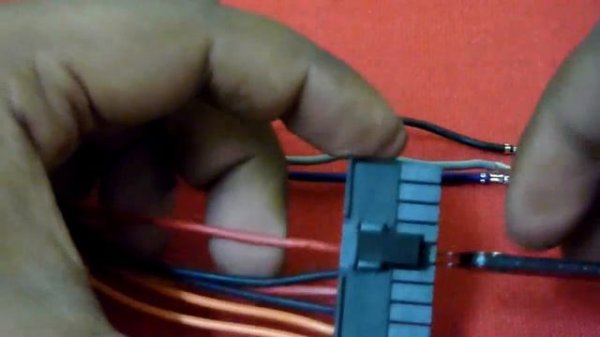 How i Remove the Pins on the 24 Pin PSU Cable for sleeving