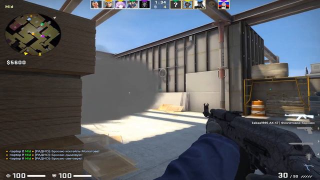 3 lvl Faceit playing in 2.5k ELO game(seems easy) смотреть онлайн