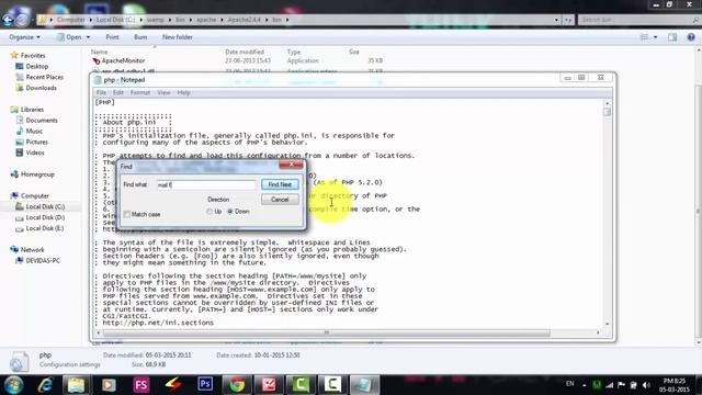 fix mail function in php, Set up mail in wamp, set up mail on vps (send mail from localhost) смотреть онлайн