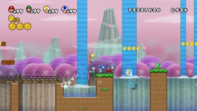 Newer Super Mario Bros. Wii - All Power-Ups смотреть онлайн