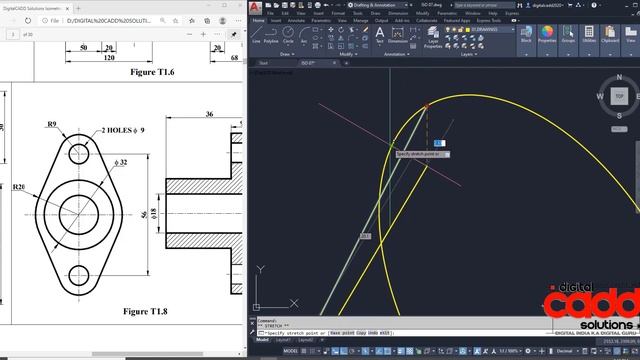 How to Create a Section View in ISO Metric Drawing in AutoCAD | AutoCAD Complete Course In Hindi. смотреть онлайн
