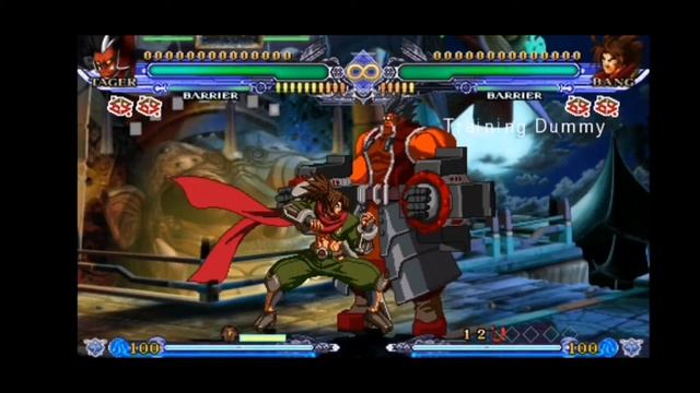 BlazBlue Continuum Shift II Iron Tager Combos смотреть онлайн