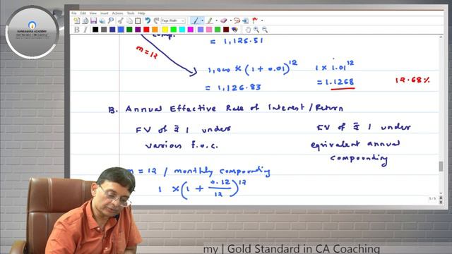 TVM : Various Frequencies of Compounding and Effective Rate of Interest I CA Samir Kansagara I CA смотреть онлайн