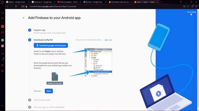 Google services.json file not found in the android studio after connecting with firebase смотреть онлайн