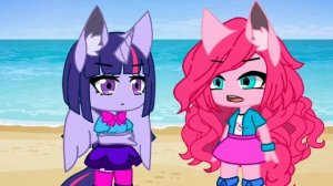 Искорка и Пинки Пай/Момент из Май литл пони в кино