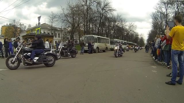 Открытие МотоСезона 2015 Ярославль Старт Колонны смотреть онлайн