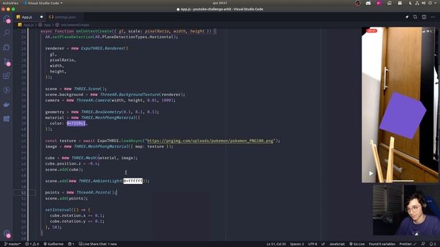 Realidade Aumentada no React Native | Code Challenge смотреть онлайн