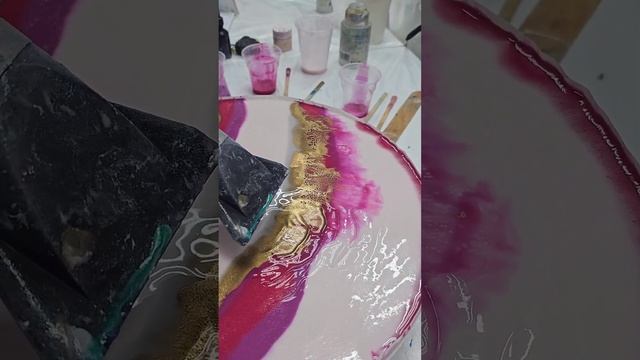 Урок по эпоксидной смоле в ARTstudio CAlma #эпоксиднаясмола #calmaschool #мкresinart смотреть онлайн