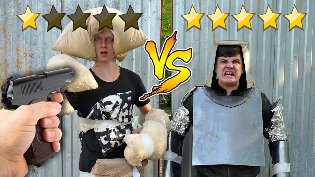 БРОНЯ за 10$ против броня за 100$ - Челлендж! смотреть онлайн