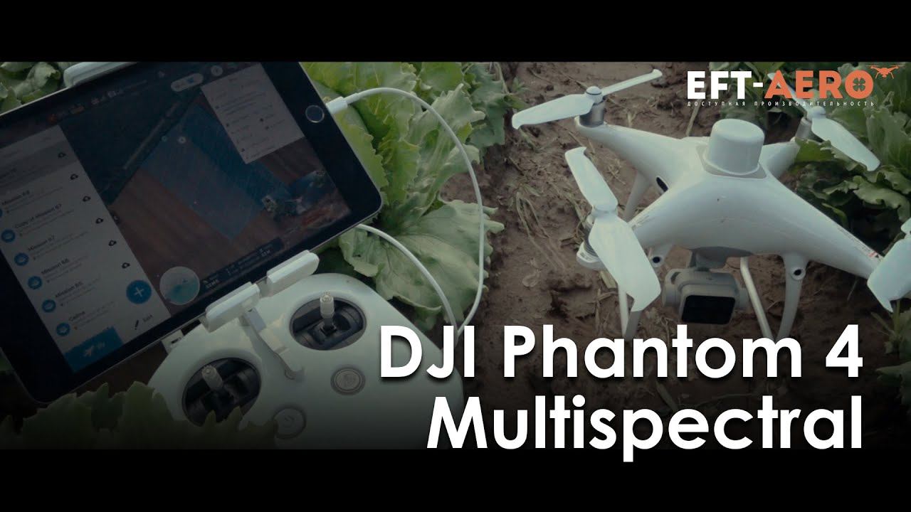 Дрон с мультиспектральными функциями обработки изображений DJI Phantom 4 Multispectral смотреть онлайн