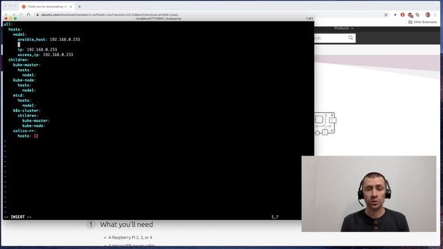 Install kubernetes on raspberry pi 4 (ubuntu 20.4) by kubespray смотреть онлайн