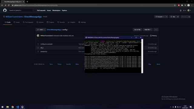 How To Delete Committed Files With Sensitive Data From GitHub Commit History смотреть онлайн