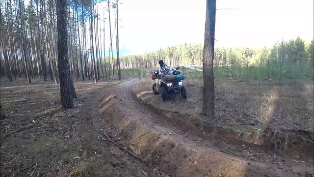 Квадро тур Изюм - Лиман на Scorpion 200 или Motoland Wild Track 200cc. смотреть онлайн