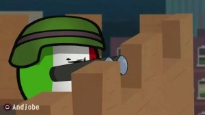 Зомби в Европе. Рим, Италия. Countryballs. Эпизод 3 . Часть 2