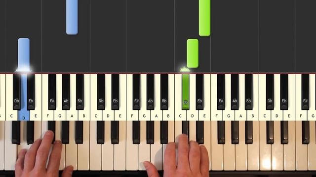 Yiruma - River Flows In You - SLOW - Piano Tutorial Easy - How to Play (synthesia) смотреть онлайн