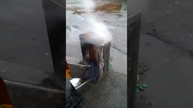 Мини печь - бойлер на дровах смотреть онлайн