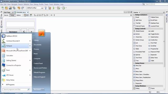 java swing calculator part 11 смотреть онлайн