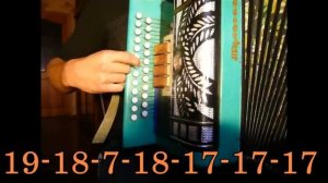 Чувашская плясовая на гармони (разбор).