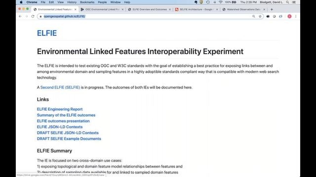 2019-10-10 ESIP Tech Dive "ELFIE: Environmental Linked Features Interoperability Experiment" смотреть онлайн