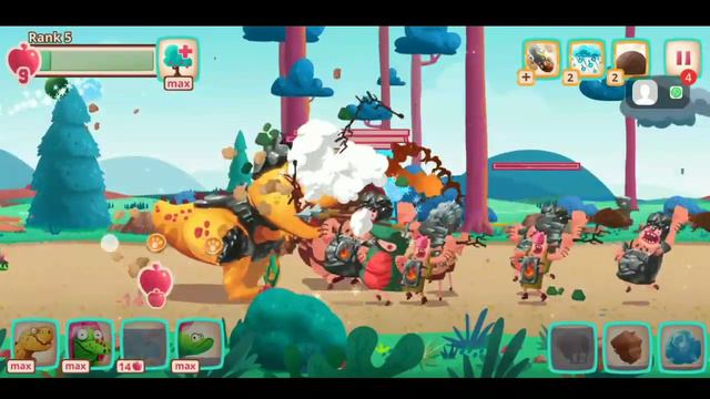 Dino Bash Level 99 Android walk-through Gameplay...! смотреть онлайн