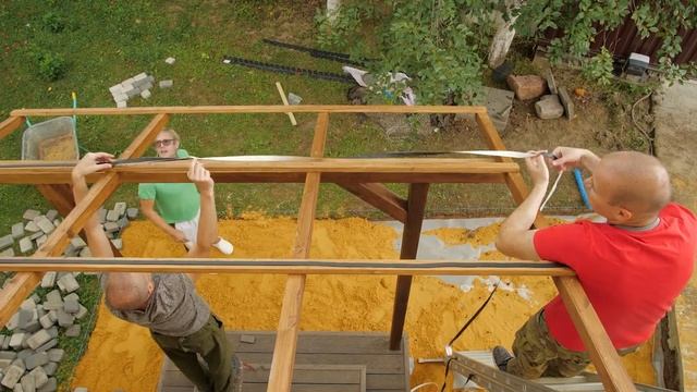 Навес над крыльцом из замковых панелей Novattro PROF. Шоу "Соображаем на троих" (Загородная Жизнь) смотреть онлайн