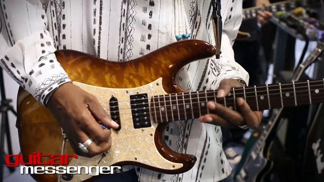 NAMM 2014: Larry Mitchell Hotone Skyline Pedals Demonstration @ Samson Technologies смотреть онлайн